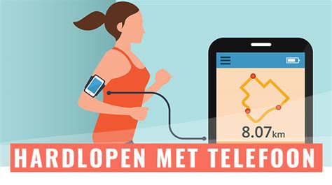 hardlopen met de telefoon